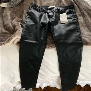 Zara leather pants